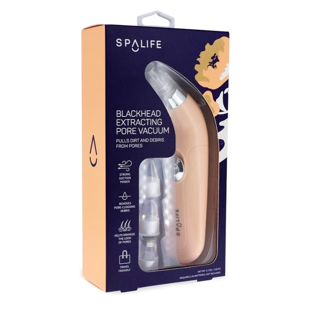 Spa Life Ultra Suction Blackhead Extracting Pore Vacuum NWT